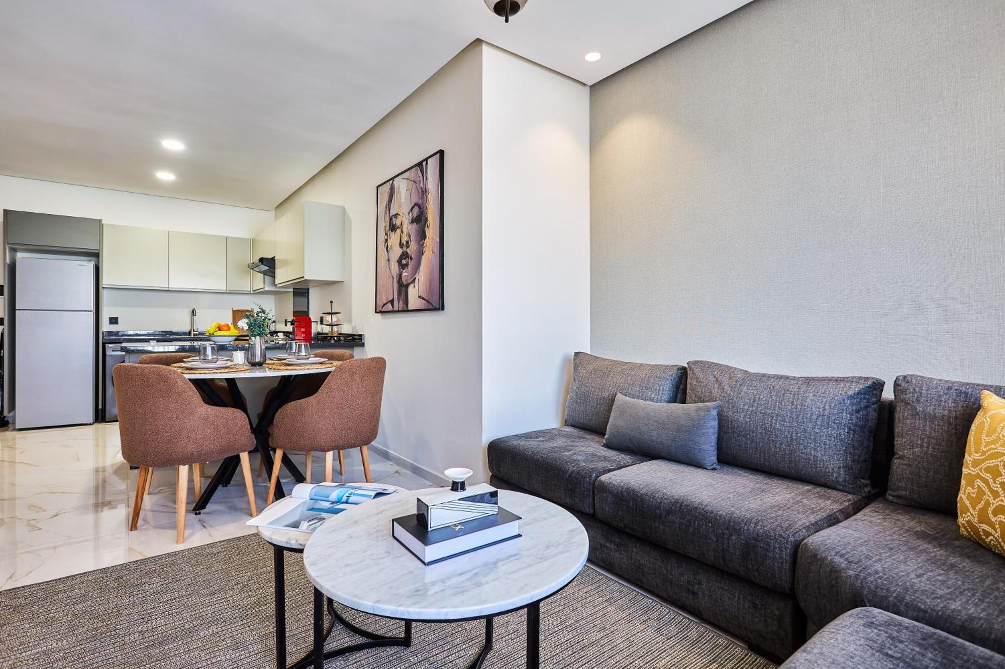 דירות קזבלנקה Sleek And Modern 2-Bed Unit In Downtown Casa מראה חיצוני תמונה
