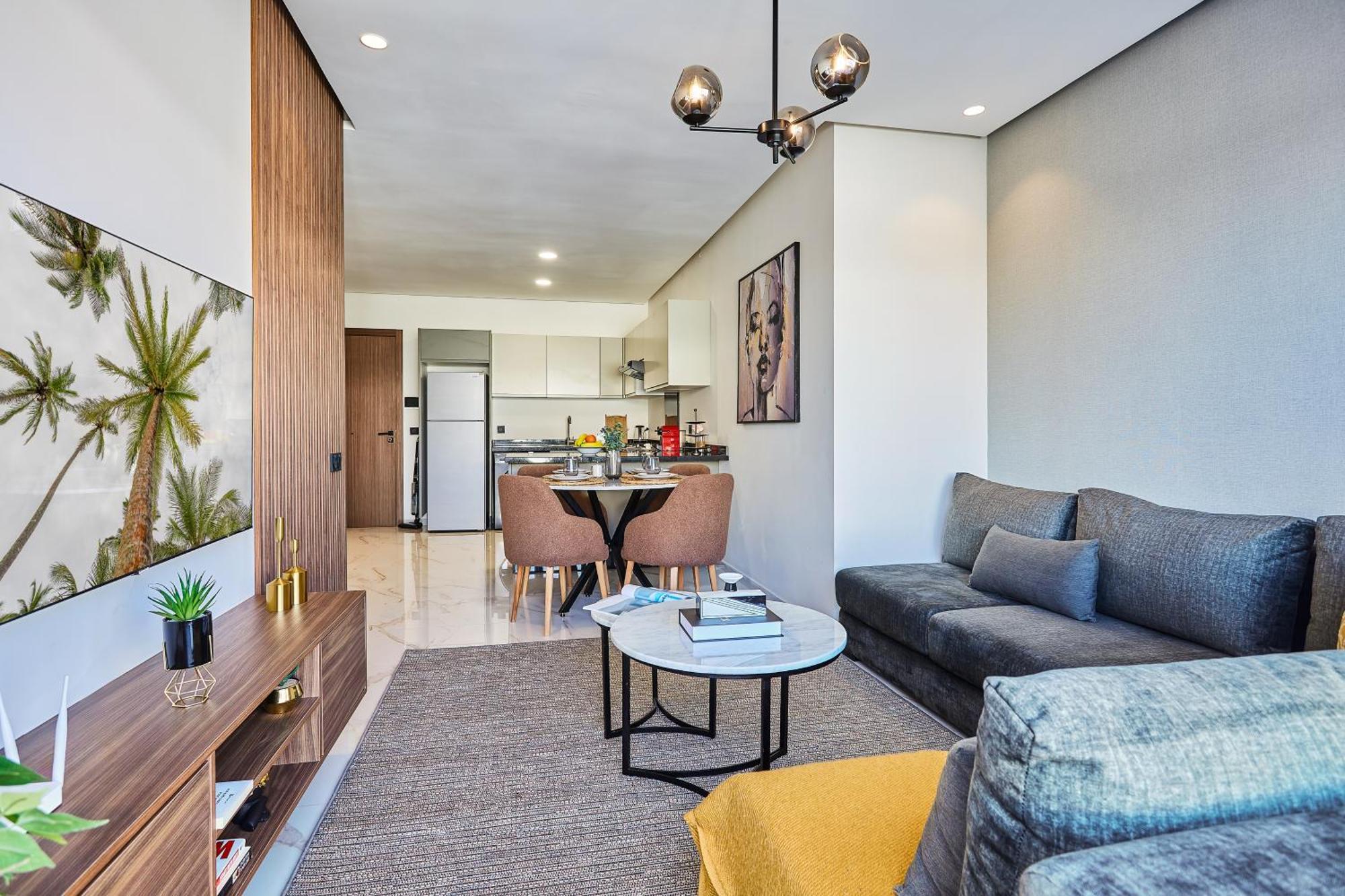 דירות קזבלנקה Sleek And Modern 2-Bed Unit In Downtown Casa מראה חיצוני תמונה