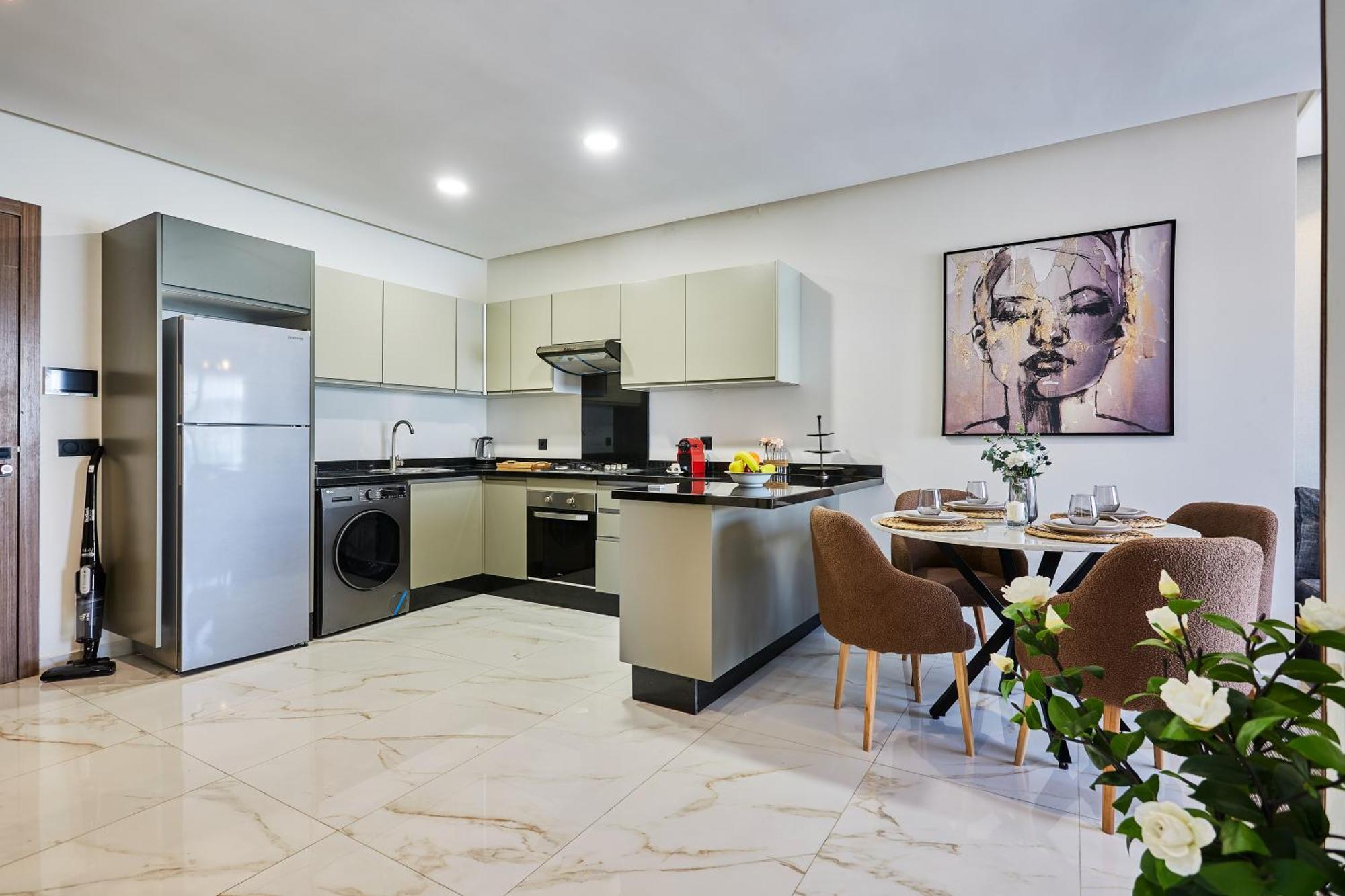 דירות קזבלנקה Sleek And Modern 2-Bed Unit In Downtown Casa מראה חיצוני תמונה